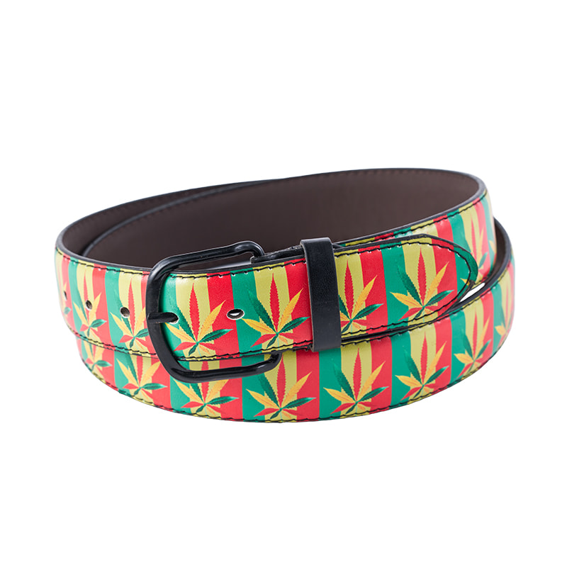 Cinturón para niños con estampado de colores