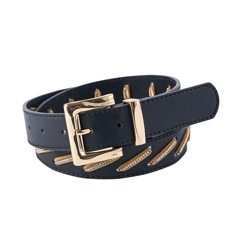 Cinturón de cuero PU estilo vintage para mujer Cinturón de cuero PU estilo vintage para mujer